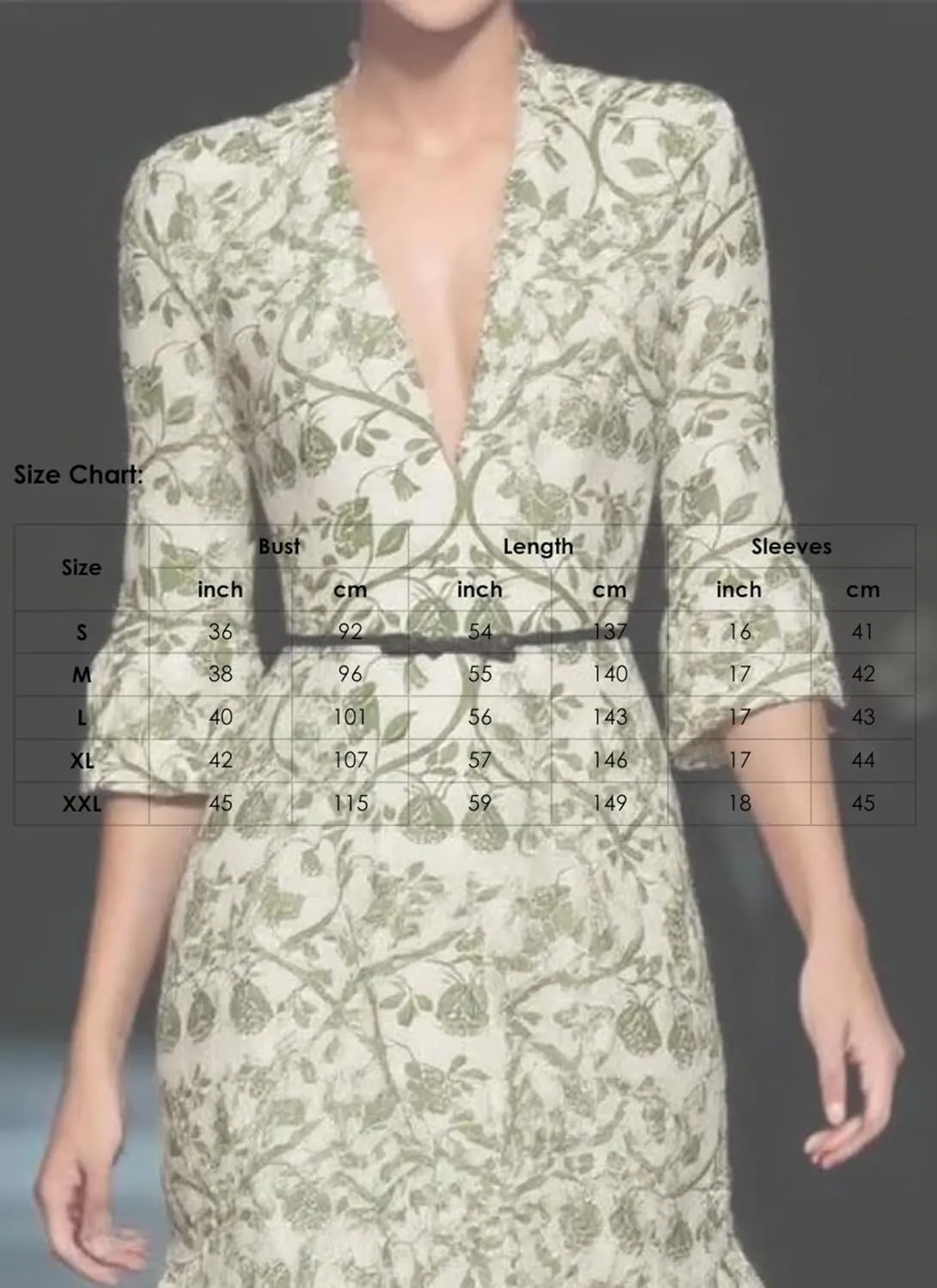 Womens Maxi Dress V-Neck 3/4 Sleeve Floral Print Belted Elegant Vintage 2025 Spring Summer Cocktail Party Dress