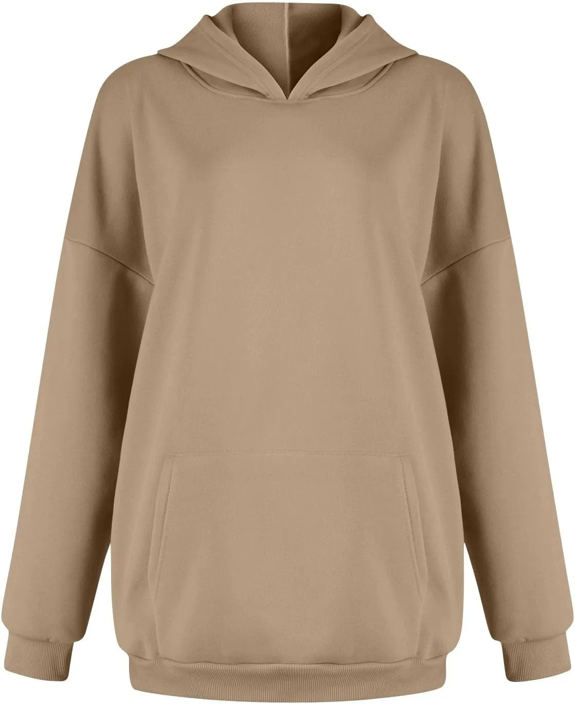 Womens Oversized Hoodies Fleece Sweatshirts Long Sleeve Sweaters Pullover Winter Fall Outfits Fashion Y2k Clothes
