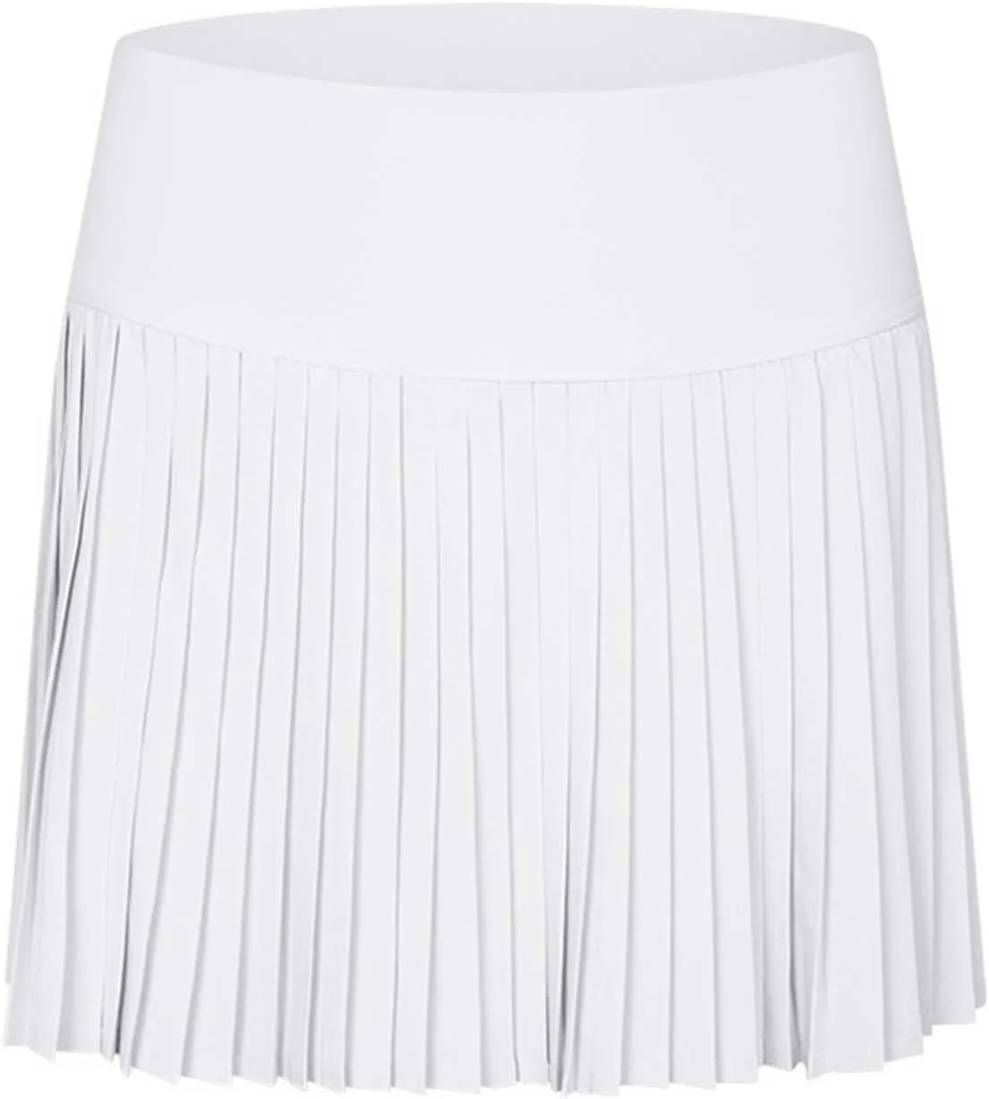 Womens Pleated Tennis Skirt Built in Shorts High Waisted Elastic Skirt Golf Athletic Activewear Skorts with Pockets