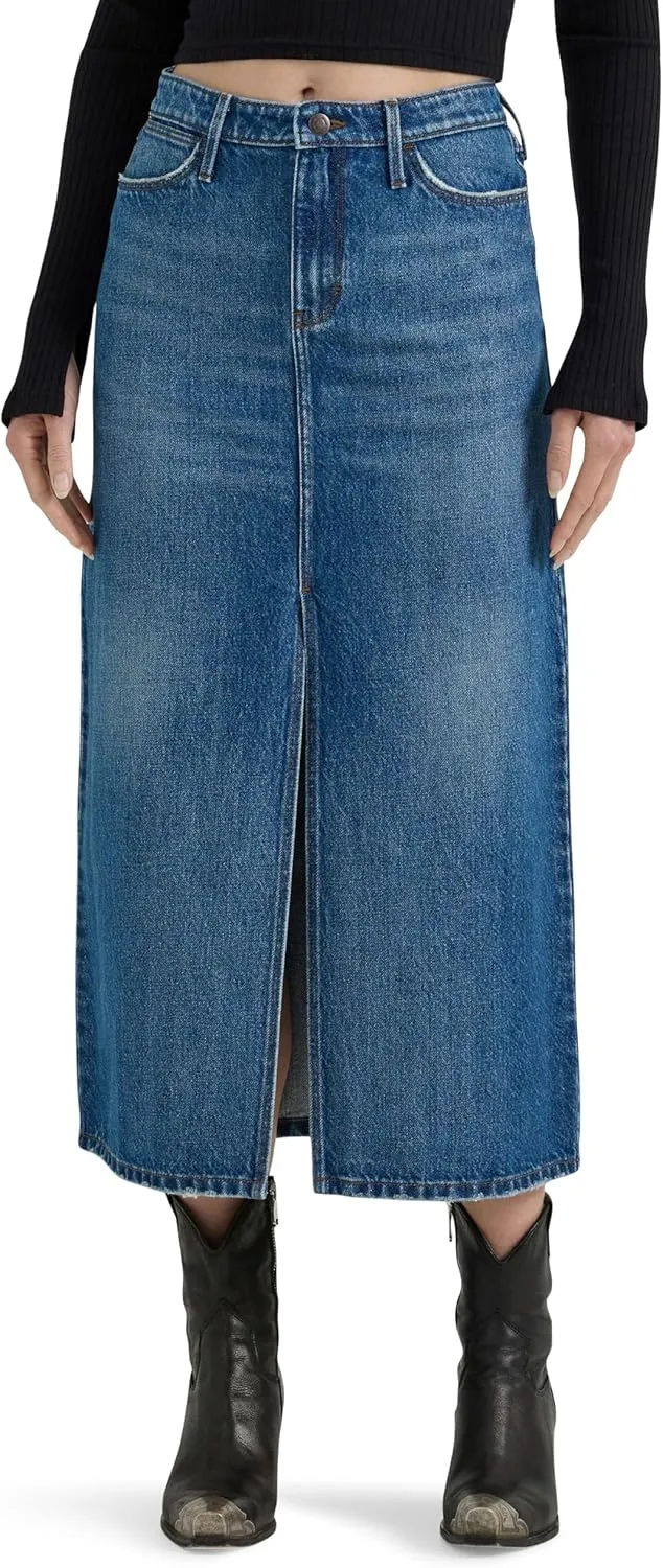 Wrangler Women's Denim Maxi Skirt