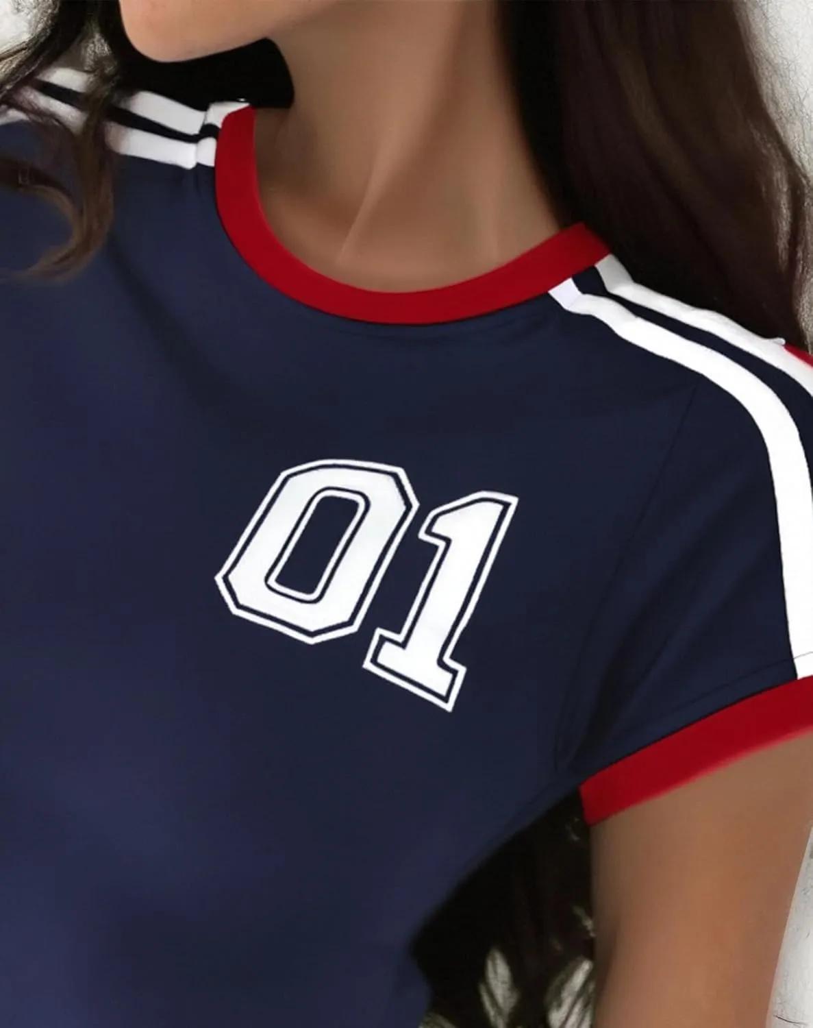 Y2k Graphic Baby Tees for Women Summer Short Sleeve Crop Tops Women T Shirts Going Out Tops Trendy Clothes