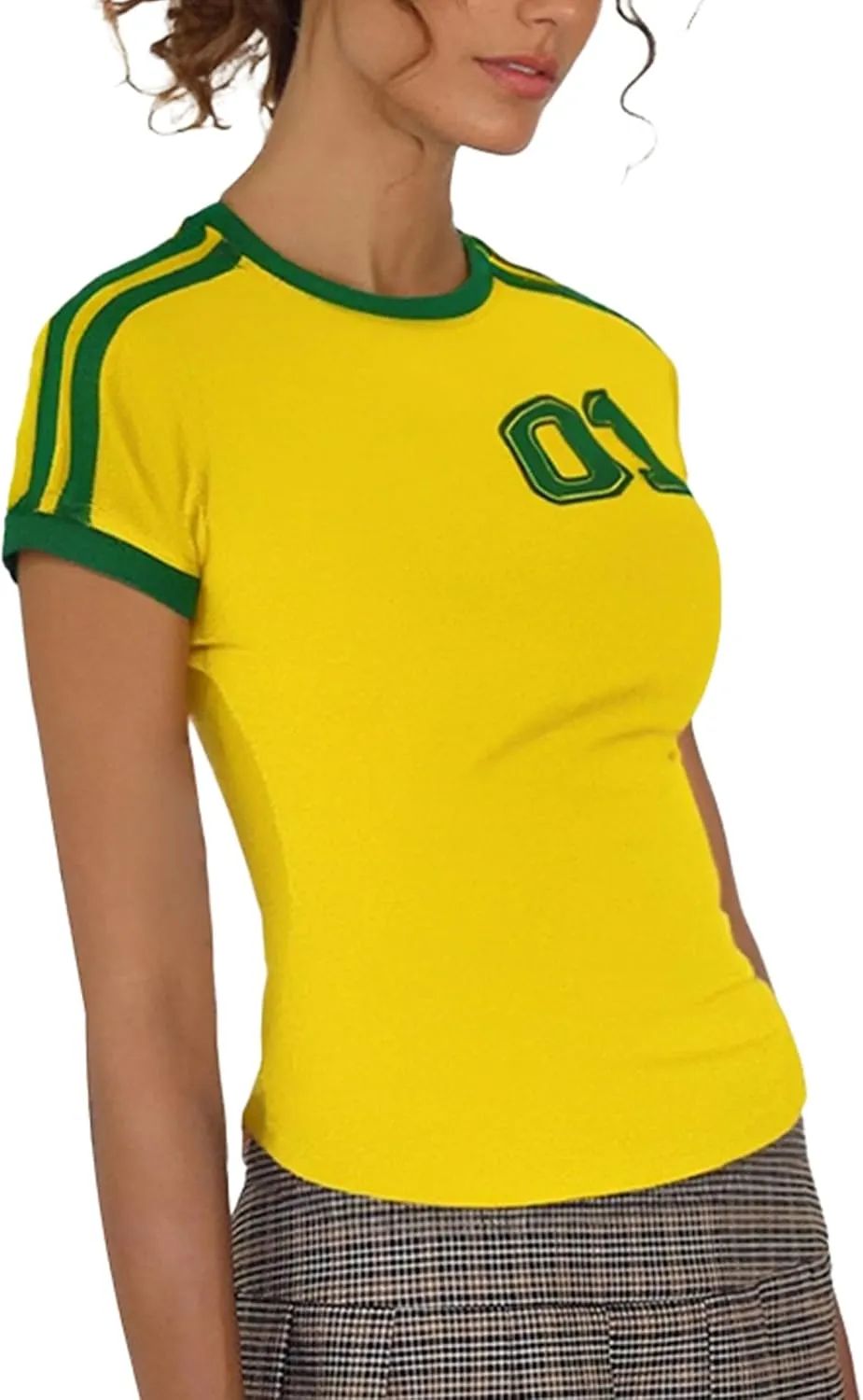 Y2k Graphic Baby Tees for Women Summer Short Sleeve Crop Tops Women T Shirts Going Out Tops Trendy Clothes