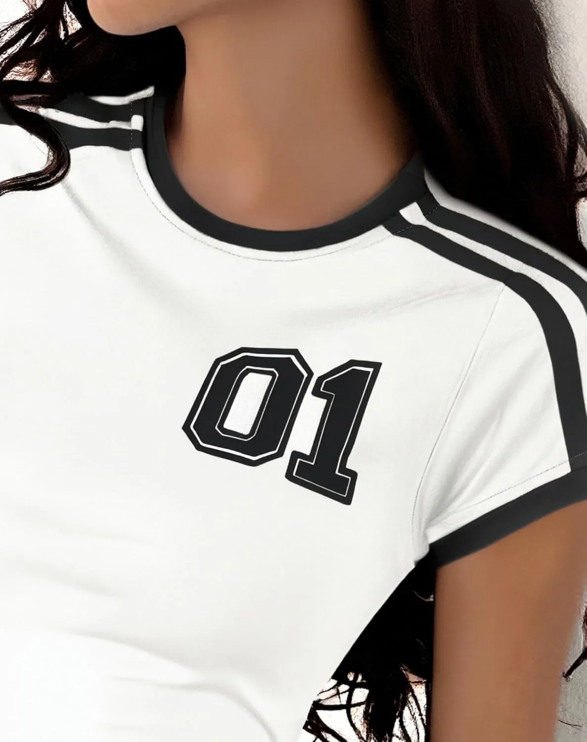 Y2k Graphic Baby Tees for Women Summer Short Sleeve Crop Tops Women T Shirts Going Out Tops Trendy Clothes