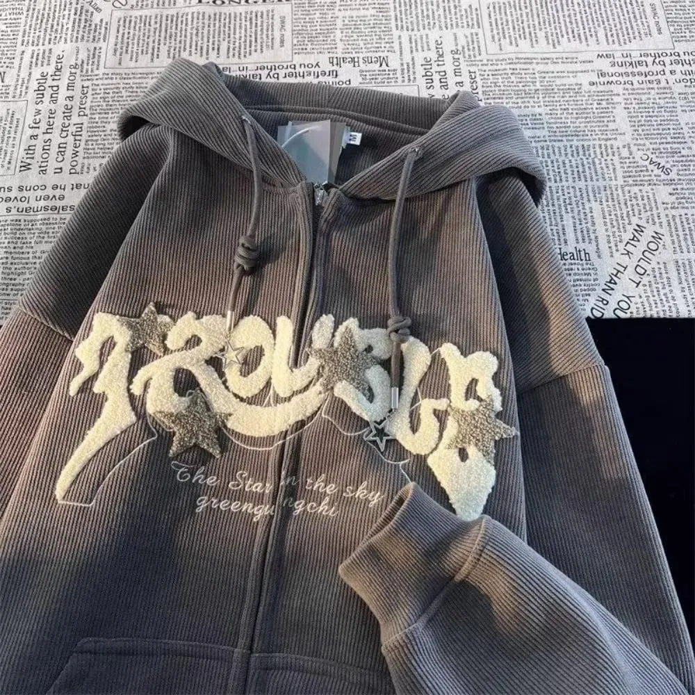 Y2K Unisex Streetwear - Hoodies for Men - Goth Hoodies for Women - Oversized Graphic Hoodie