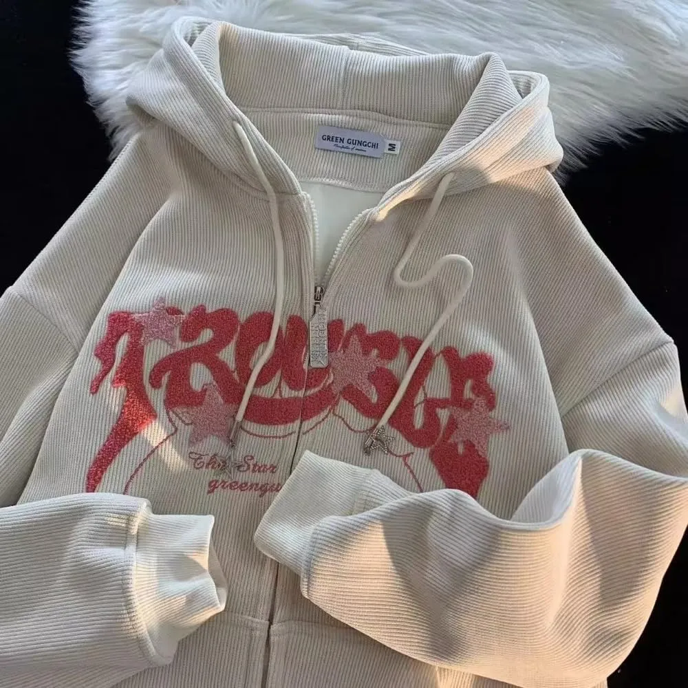 Y2K Unisex Streetwear - Hoodies for Men - Goth Hoodies for Women - Oversized Graphic Hoodie