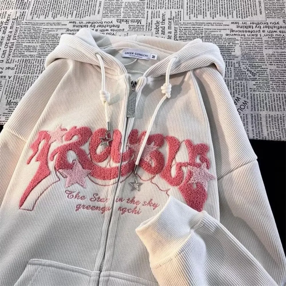 Y2K Unisex Streetwear - Hoodies for Men - Goth Hoodies for Women - Oversized Graphic Hoodie