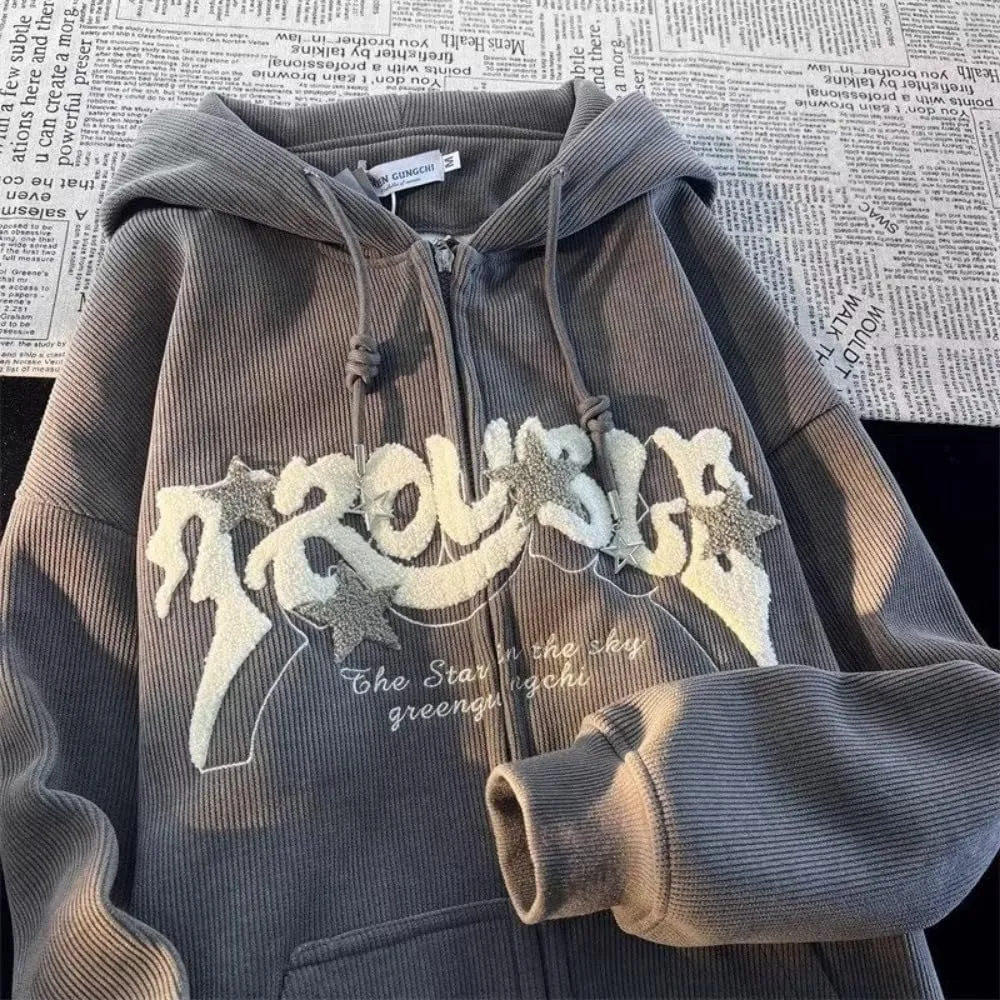 Y2K Unisex Streetwear - Hoodies for Men - Goth Hoodies for Women - Oversized Graphic Hoodie