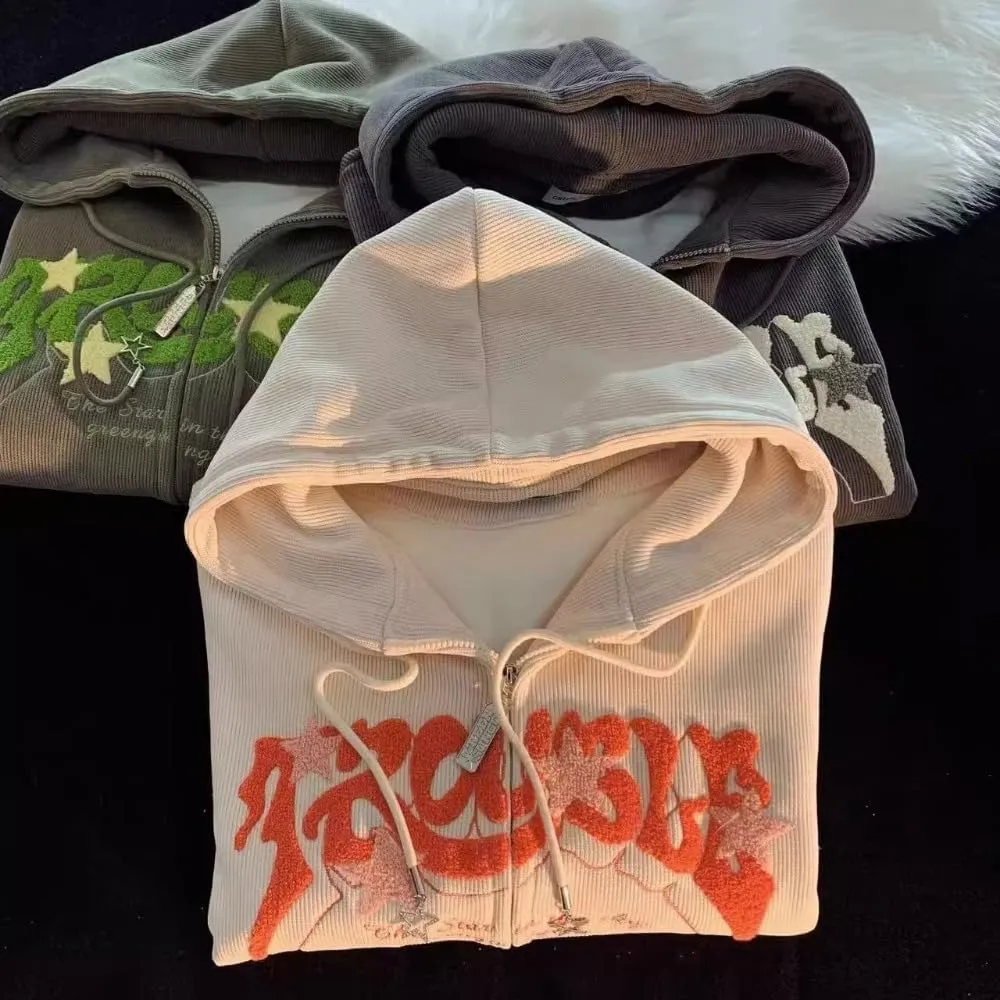 Y2K Unisex Streetwear - Hoodies for Men - Goth Hoodies for Women - Oversized Graphic Hoodie