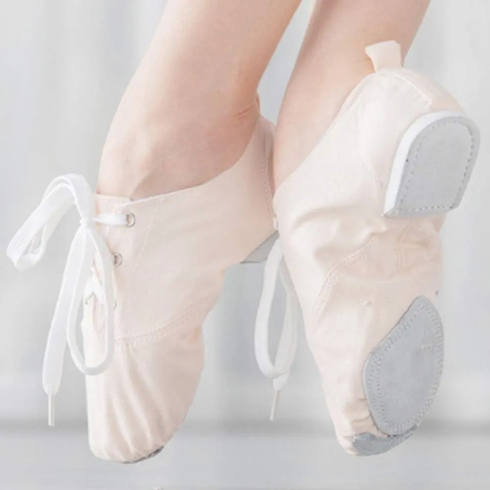 YKXLM Women's Breathable Canvas Jazz Dance Shoes Lady Latin Yoga Ballroom Dance Shoes,Model TJDBFBJS