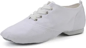 YKXLM Women's Breathable Canvas Jazz Dance Shoes Lady Latin Yoga Ballroom Dance Shoes,Model TJDBFBJS