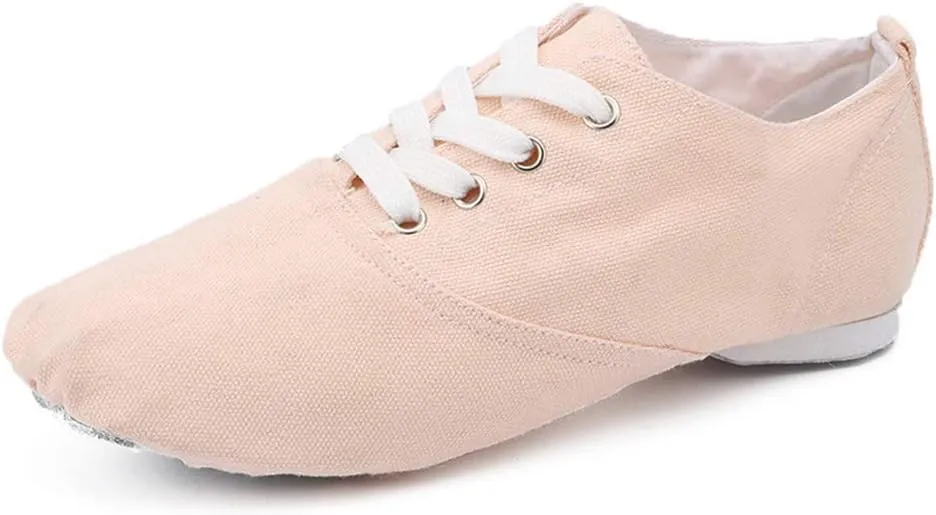 YKXLM Women's Breathable Canvas Jazz Dance Shoes Lady Latin Yoga Ballroom Dance Shoes,Model TJDBFBJS