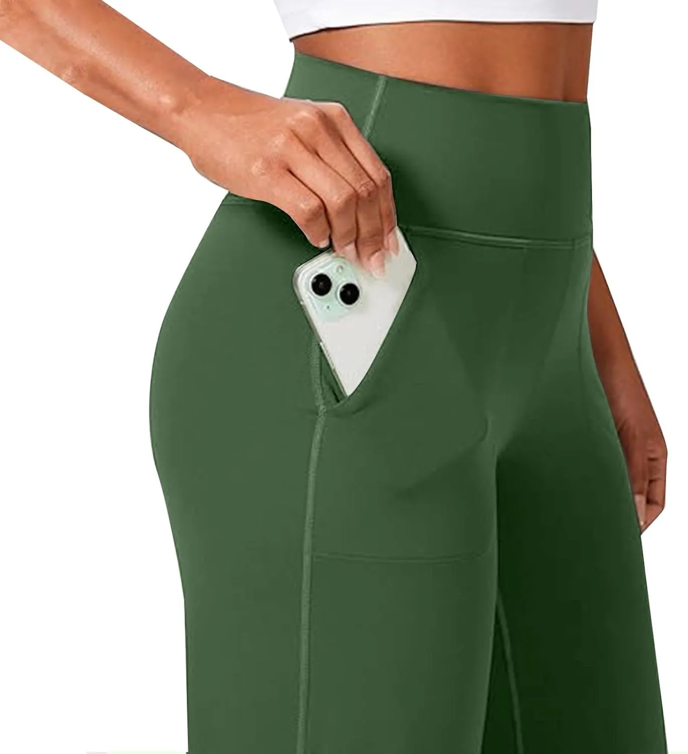 Yoga Pants Women 2025 Summer Casual Loose Pants High Waisted Stretch Dress Work Trousers