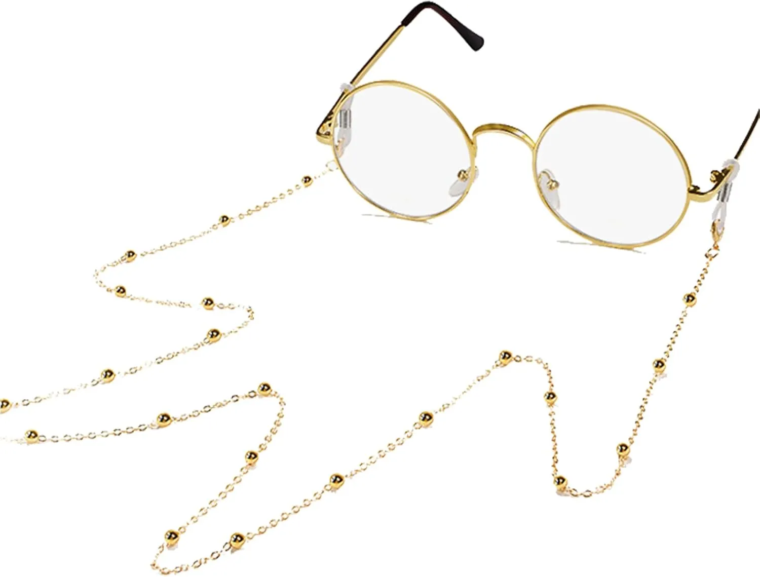 ZOORON Eyeglass Chains for Women, Premium Beaded Eyeglass Necklace Chain Cord, Eye Glasses String Holder