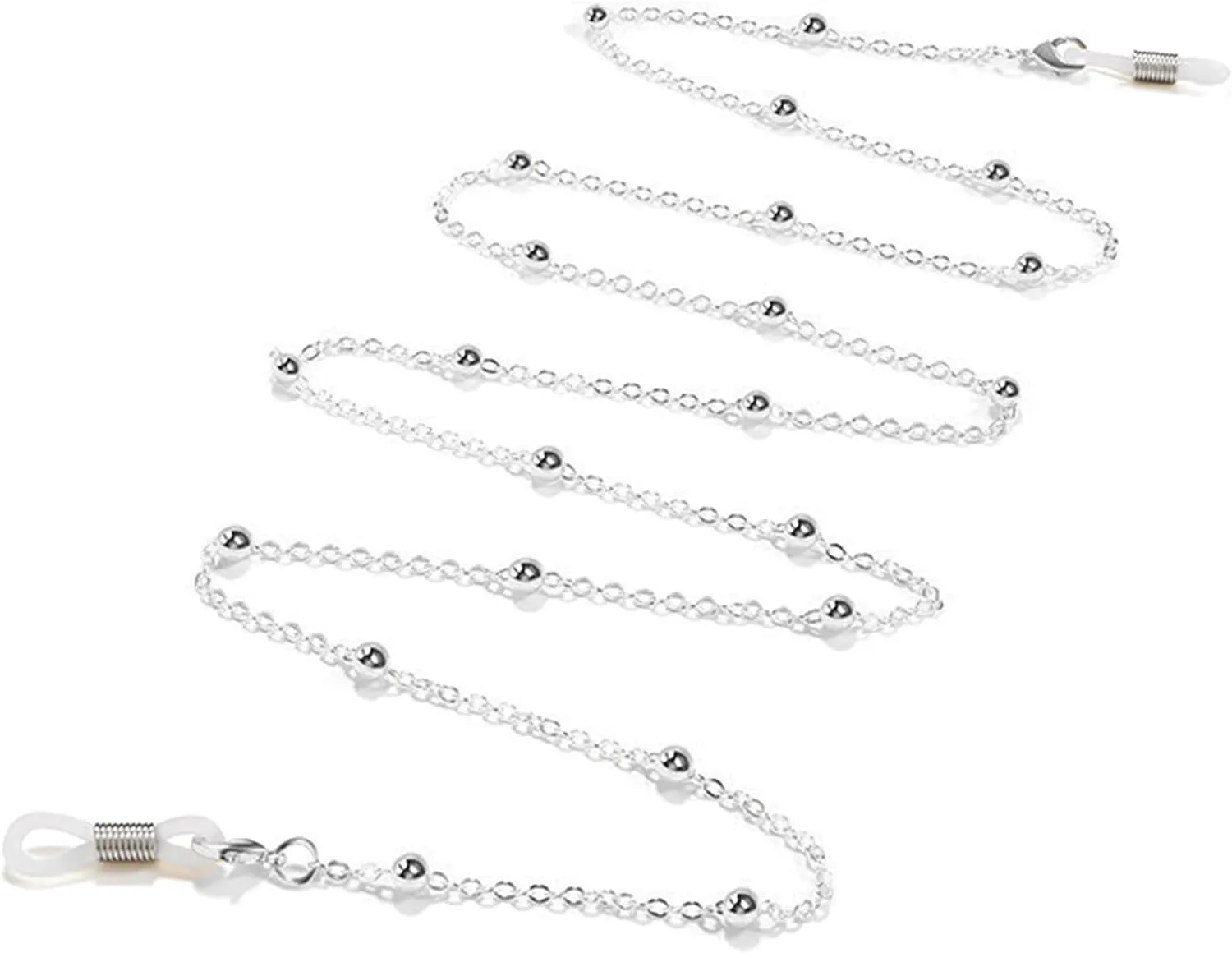 ZOORON Eyeglass Chains for Women, Premium Beaded Eyeglass Necklace Chain Cord, Eye Glasses String Holder